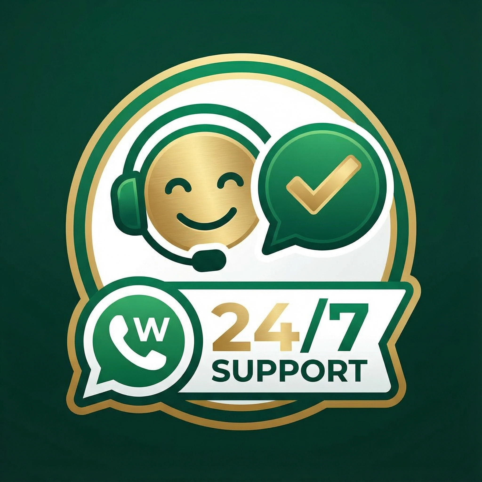 Soporte al cliente 24/7 por chat y WhatsApp